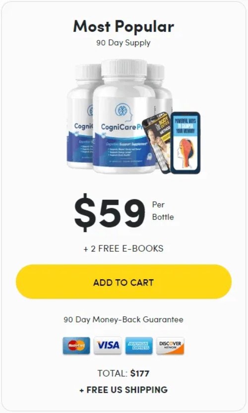CogniCare Pro Buy 3 Bottles